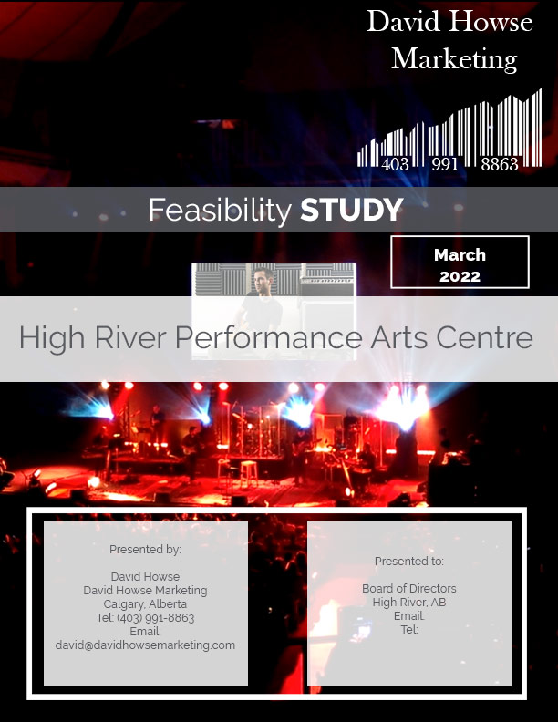 performance arts facility feasibility study Calgary